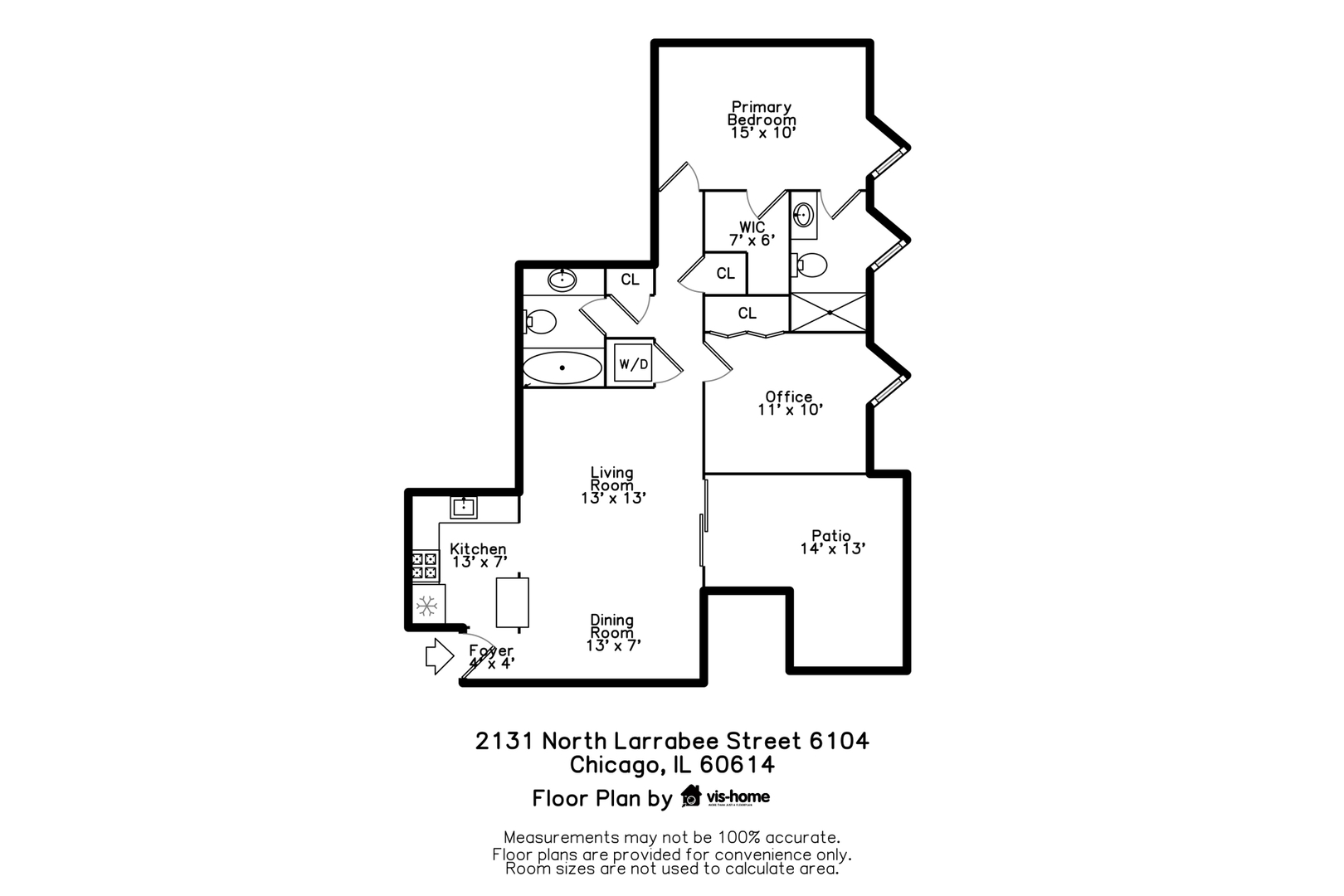 2131 N Larrabee Street Unit: 6104