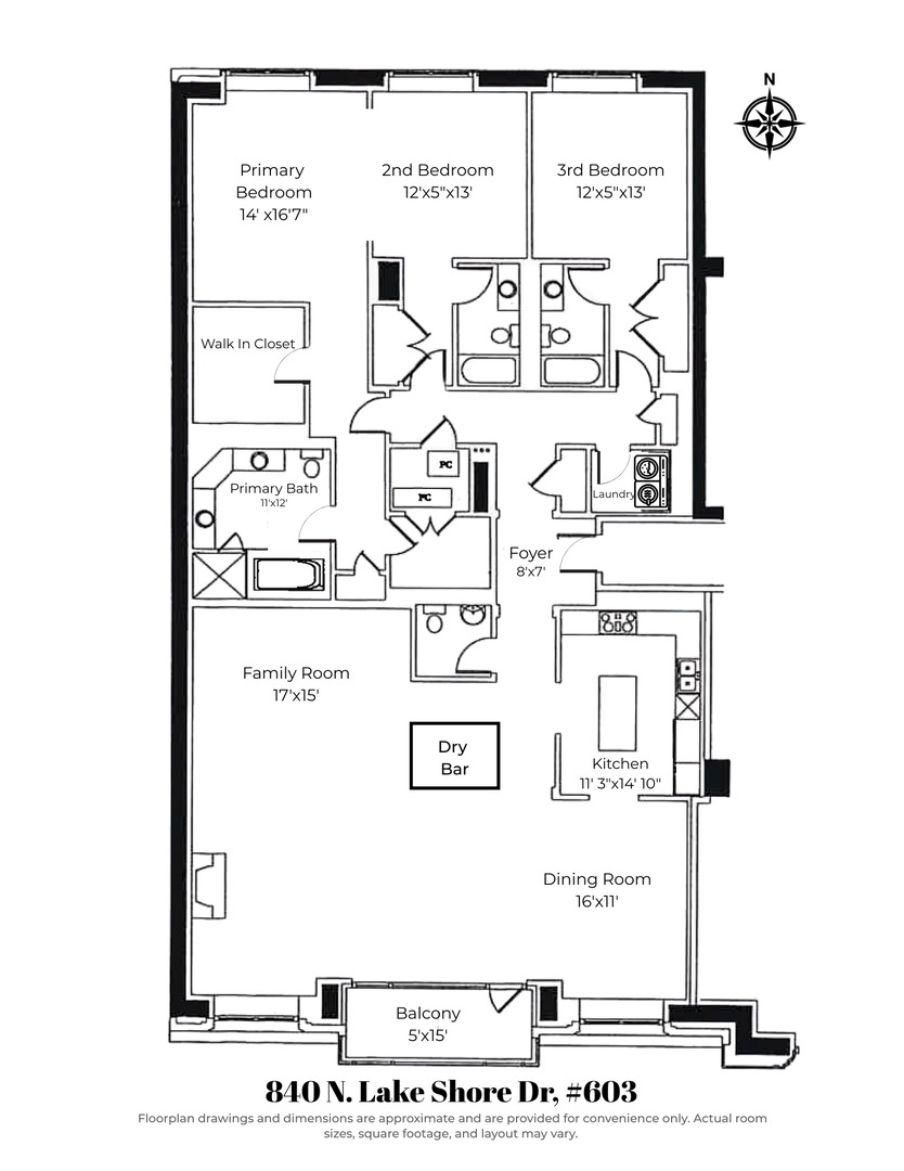 840 N LAKE SHORE Drive Unit: 603