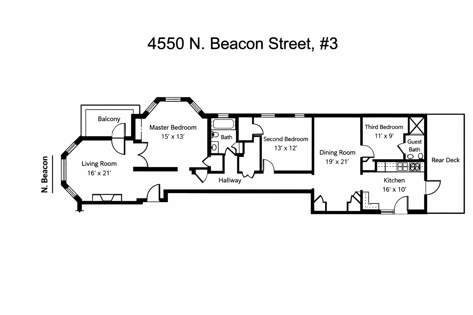 4550 N Beacon Street Unit: 3