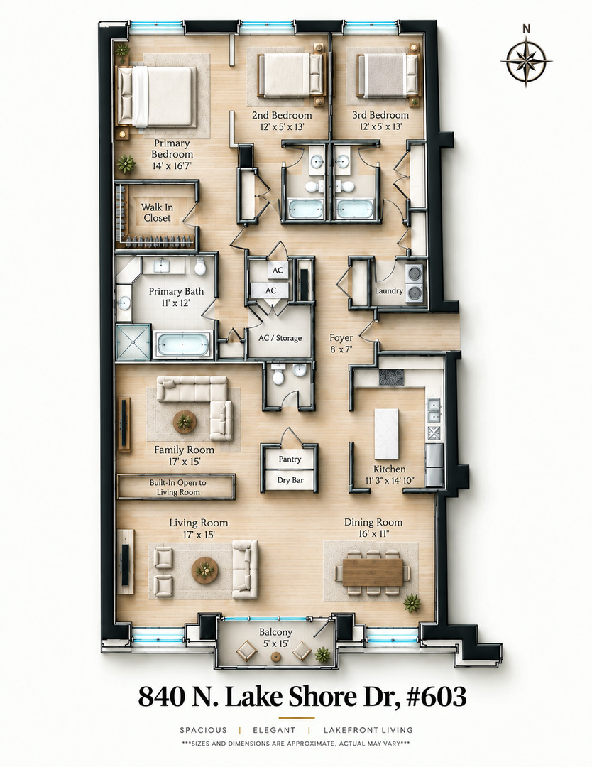 840 N LAKE SHORE Drive Unit: 603
