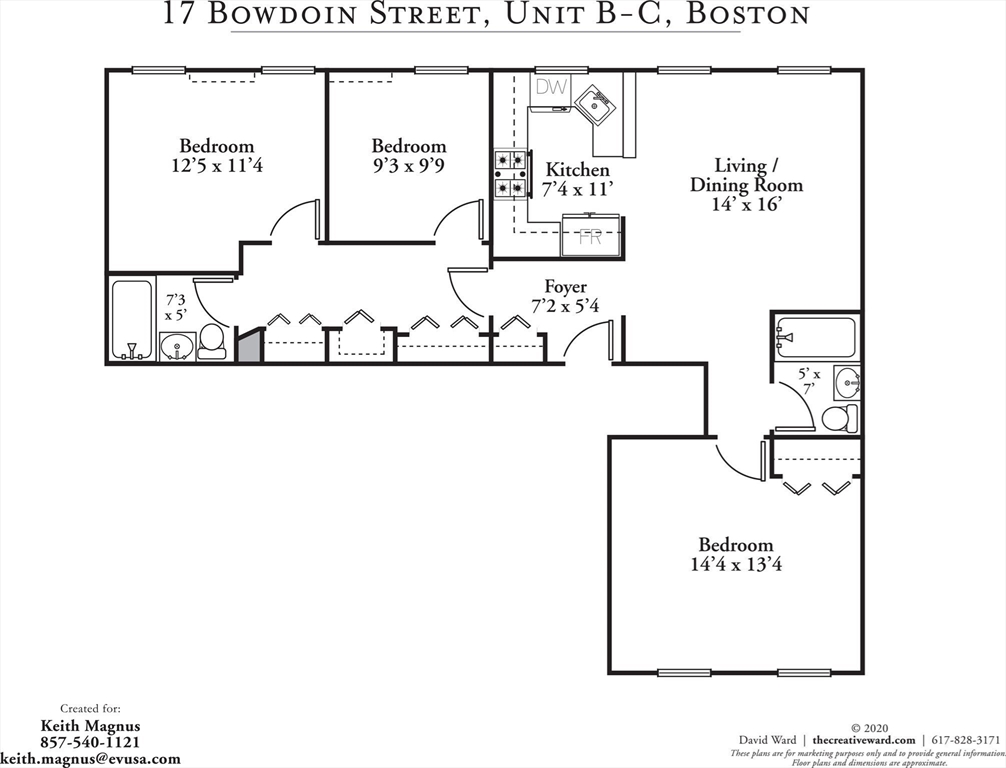 17 Bowdoin St Unit: 5B&C