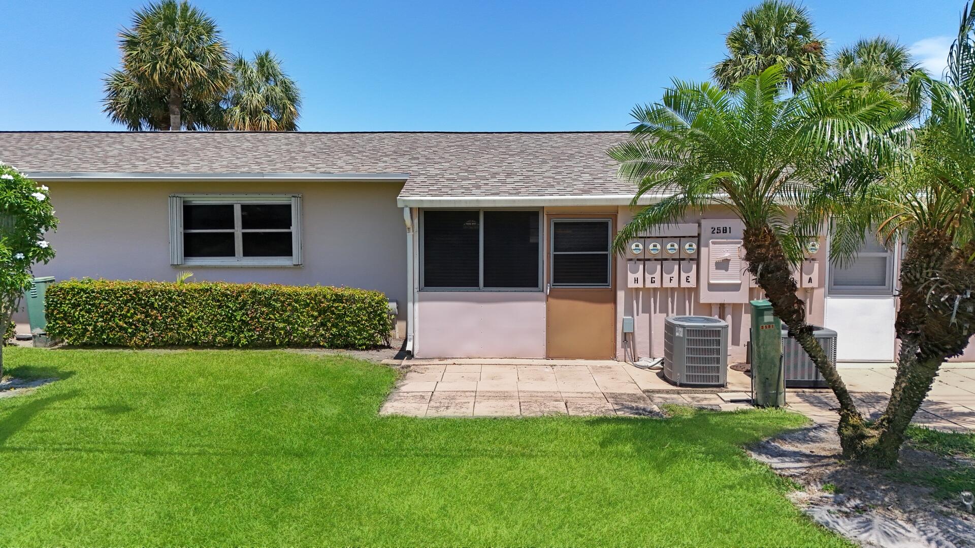 2581 Dudley Drive W D, West Palm Beach Unit: D