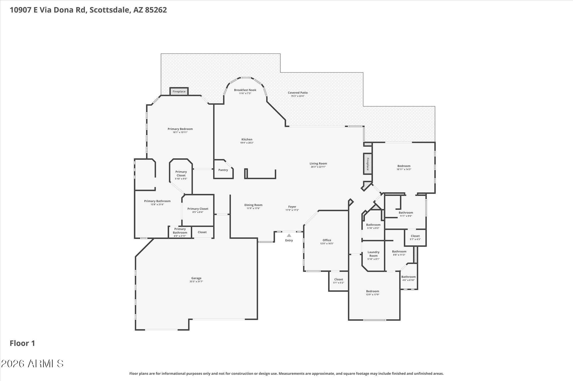 10907 E VIA DONA Road