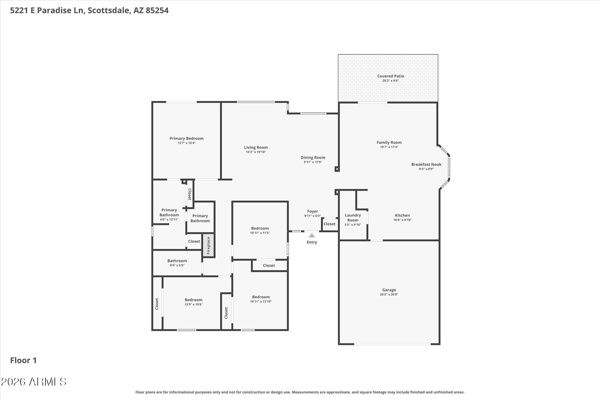 5221 E PARADISE Lane