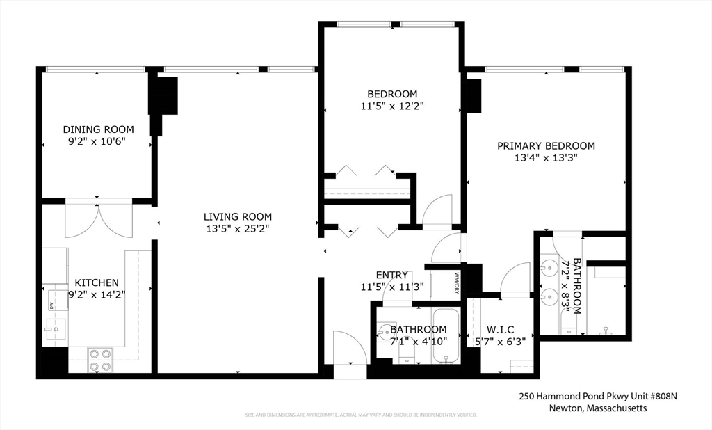250 Hammond Pond Pkwy # 808N