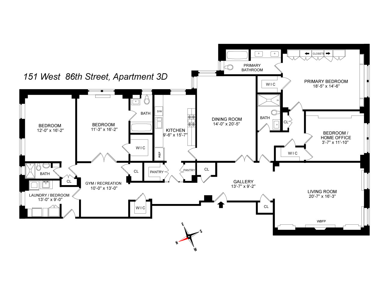151 W 86TH Street 3D