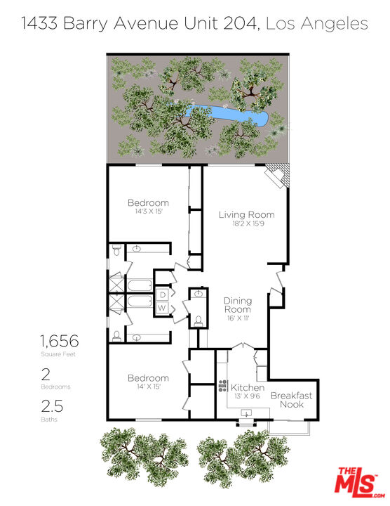 1433 Barry Ave Unit: 204