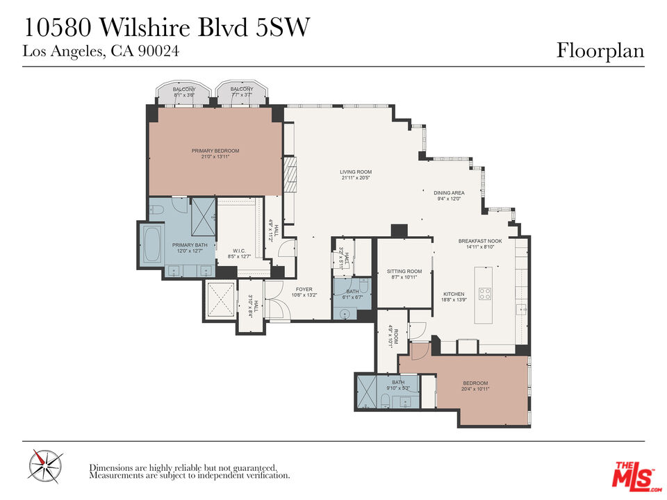 10580 Wilshire Blvd Unit: 5SW