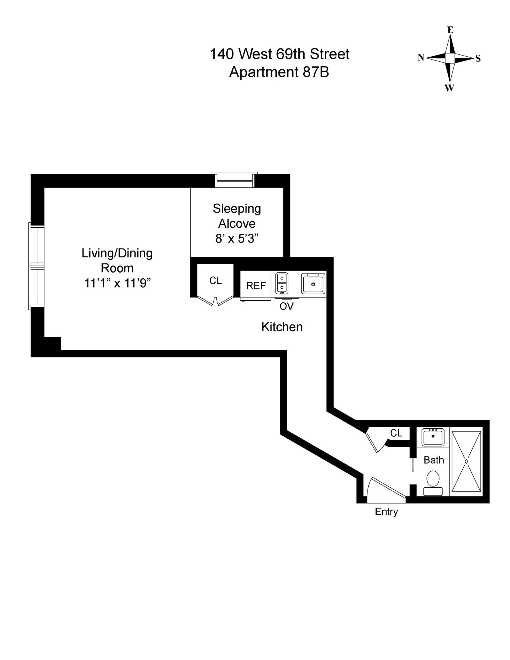 140 W 69TH Street 87B