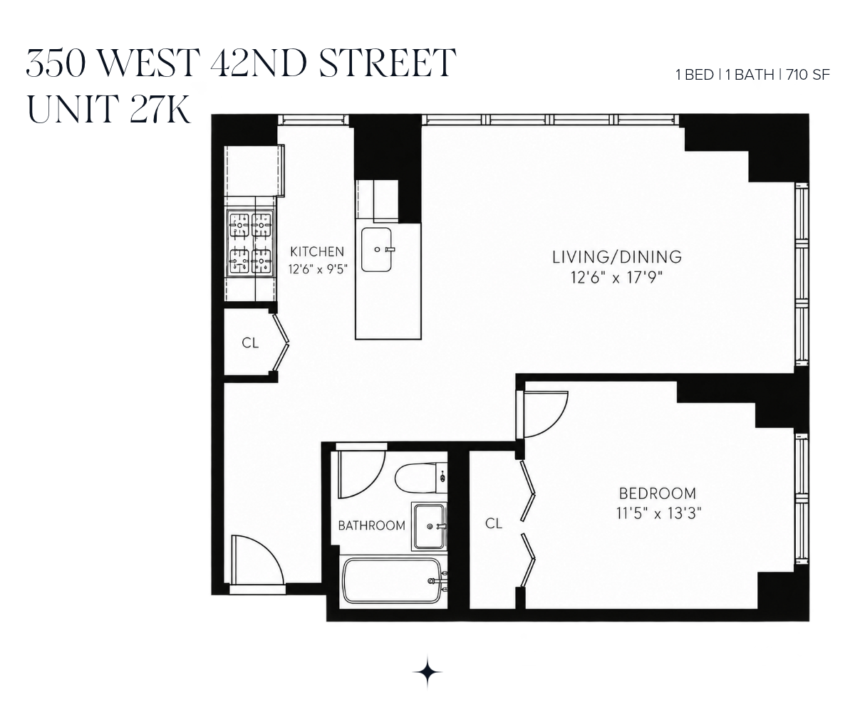 350 W 42nd Street 27K