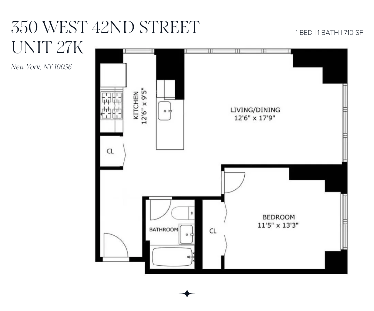 350 W 42nd Street 27K