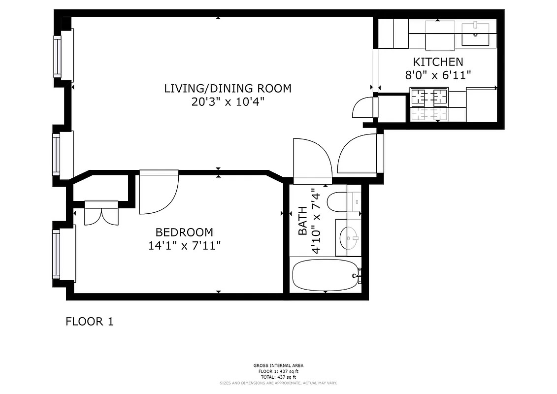 335 E 54th Street 2F