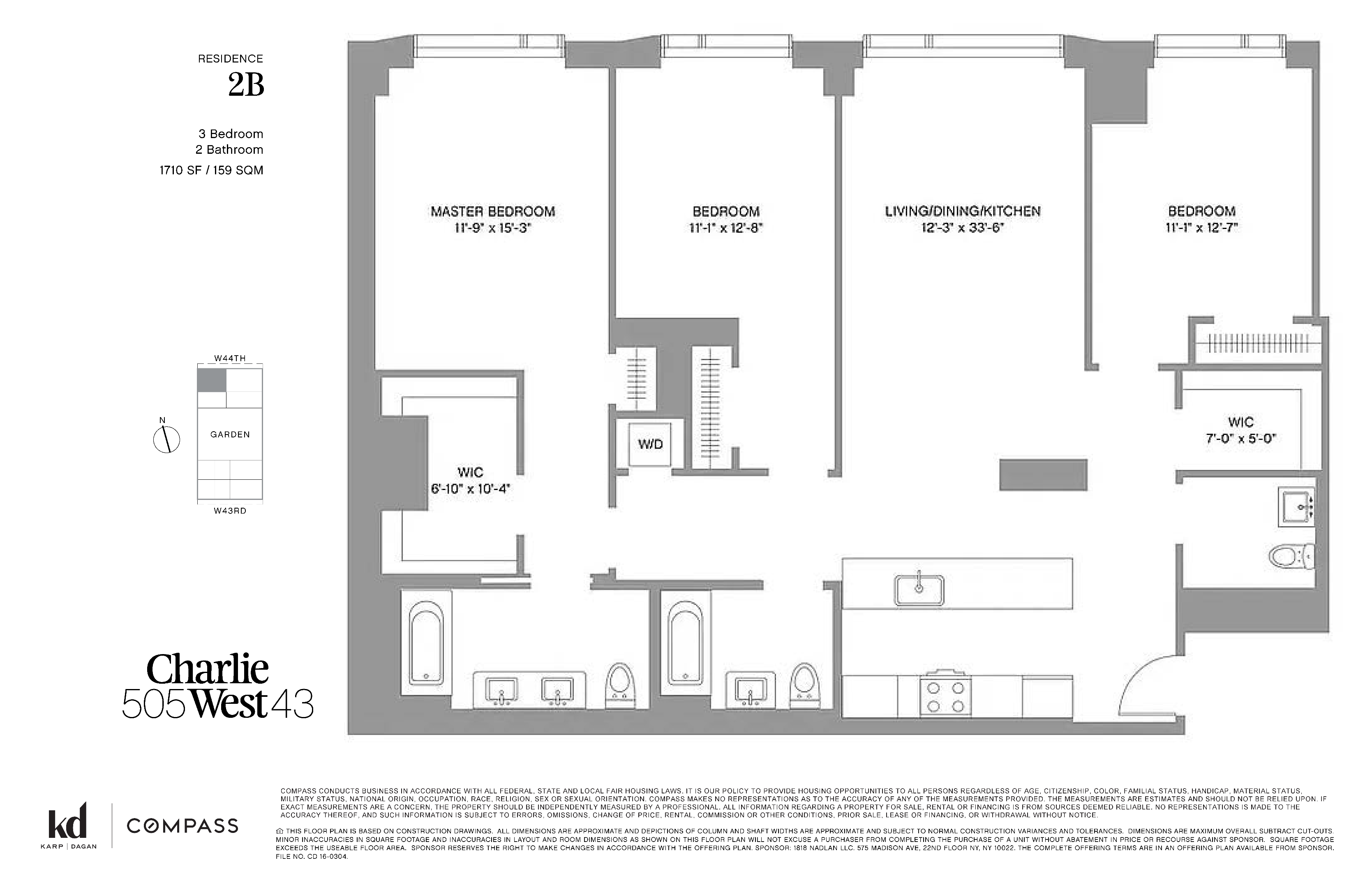 505-513 W 43rd Street 2B