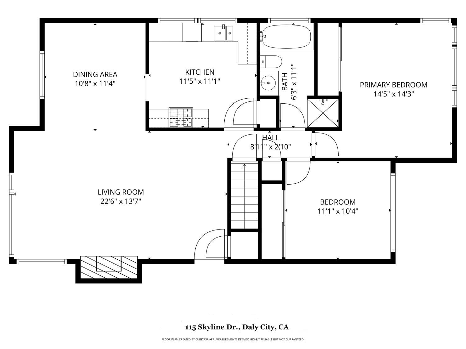 115 Skyline Drive, Daly City