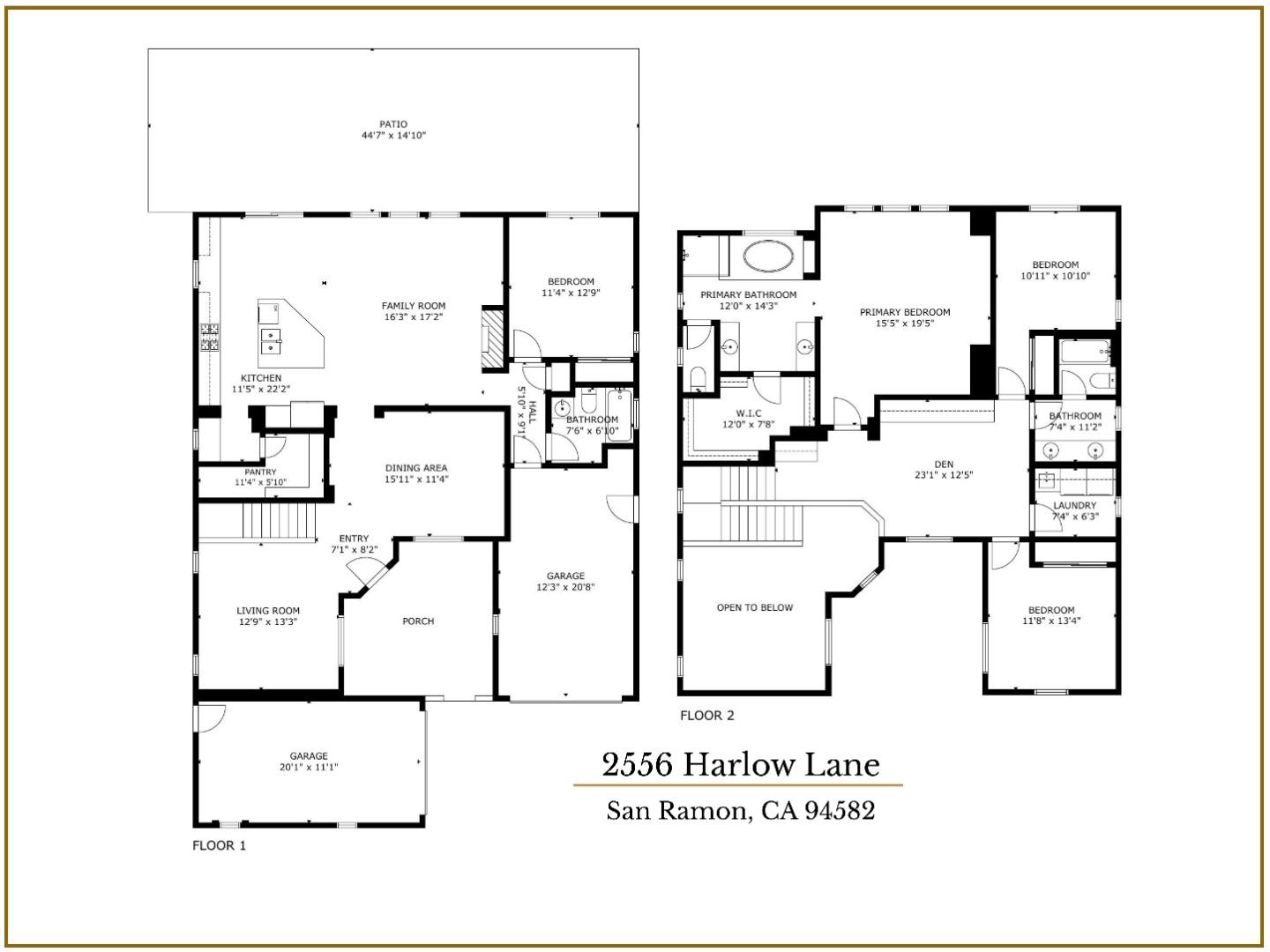 2556 Harlow Lane, San Ramon