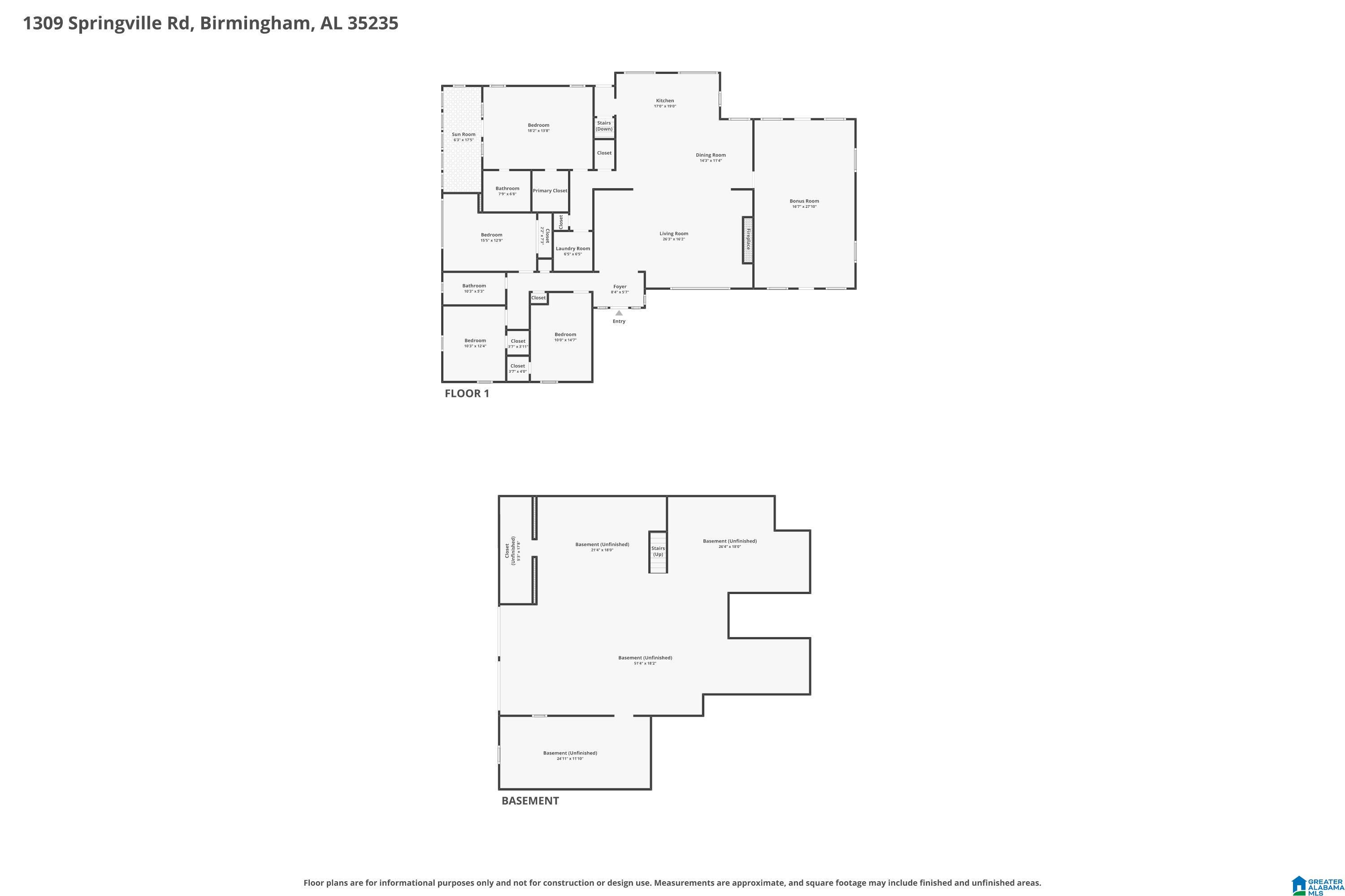 1309 SPRINGVILLE ROAD