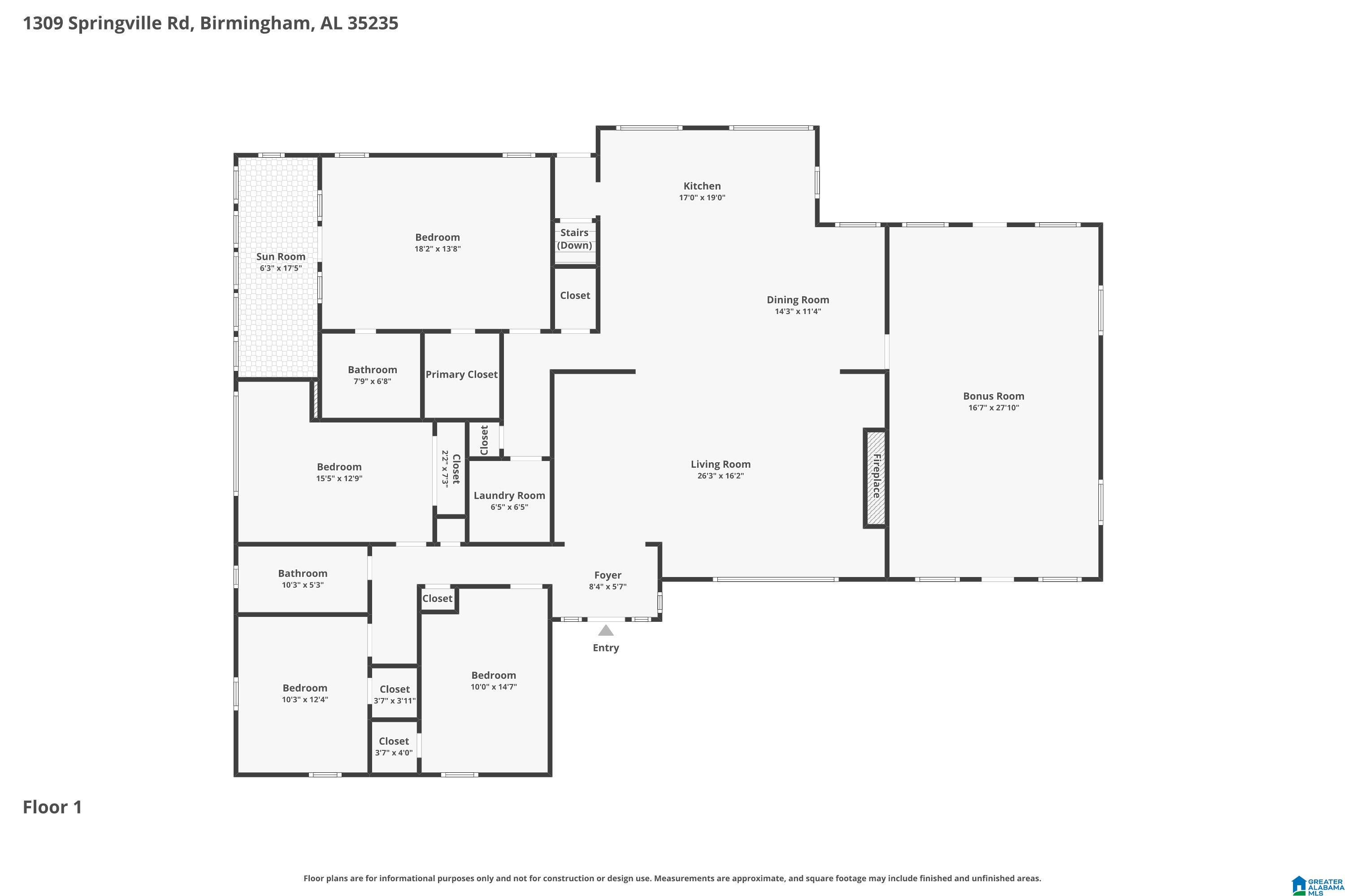 1309 SPRINGVILLE ROAD