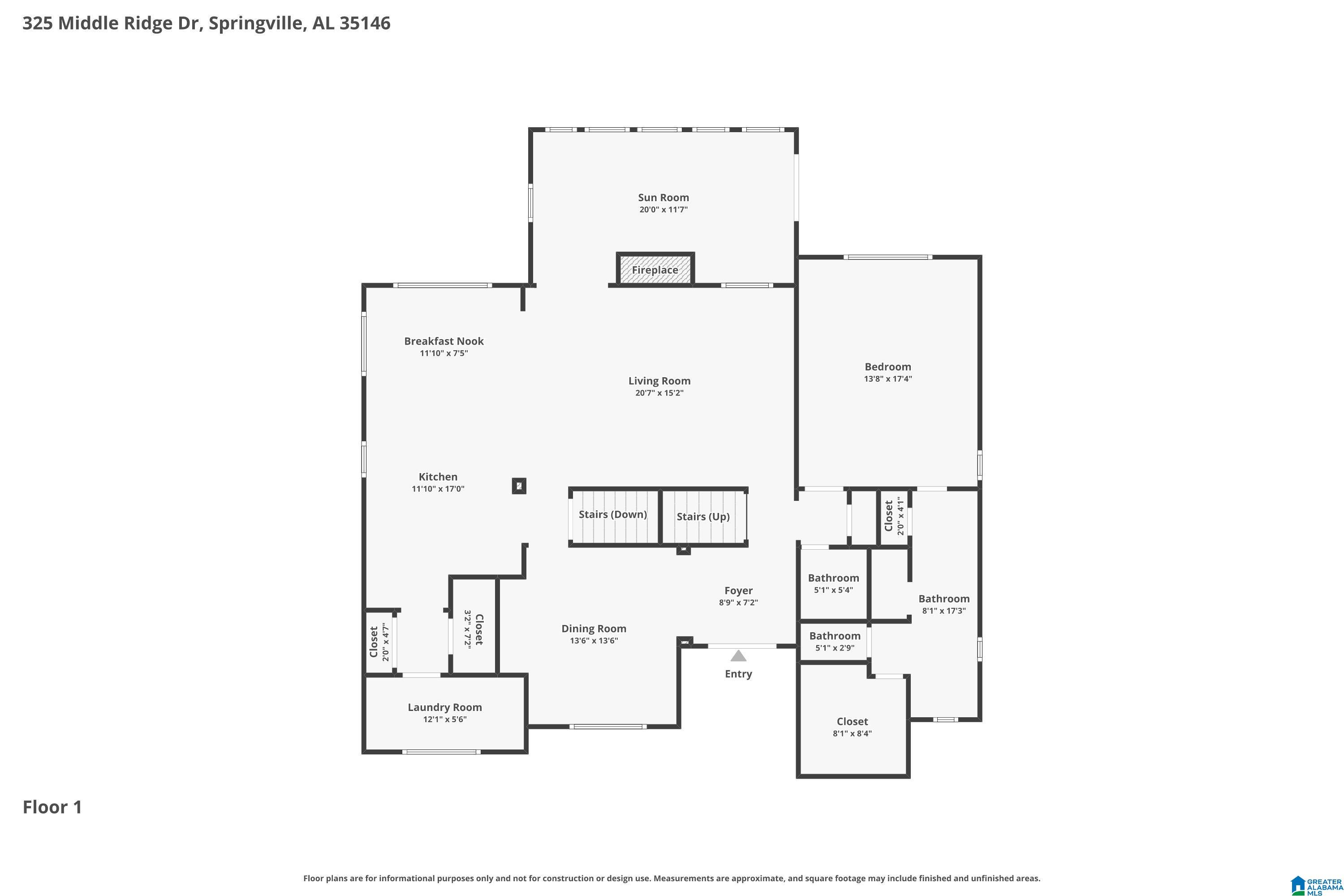 325 MIDDLE RIDGE DRIVE