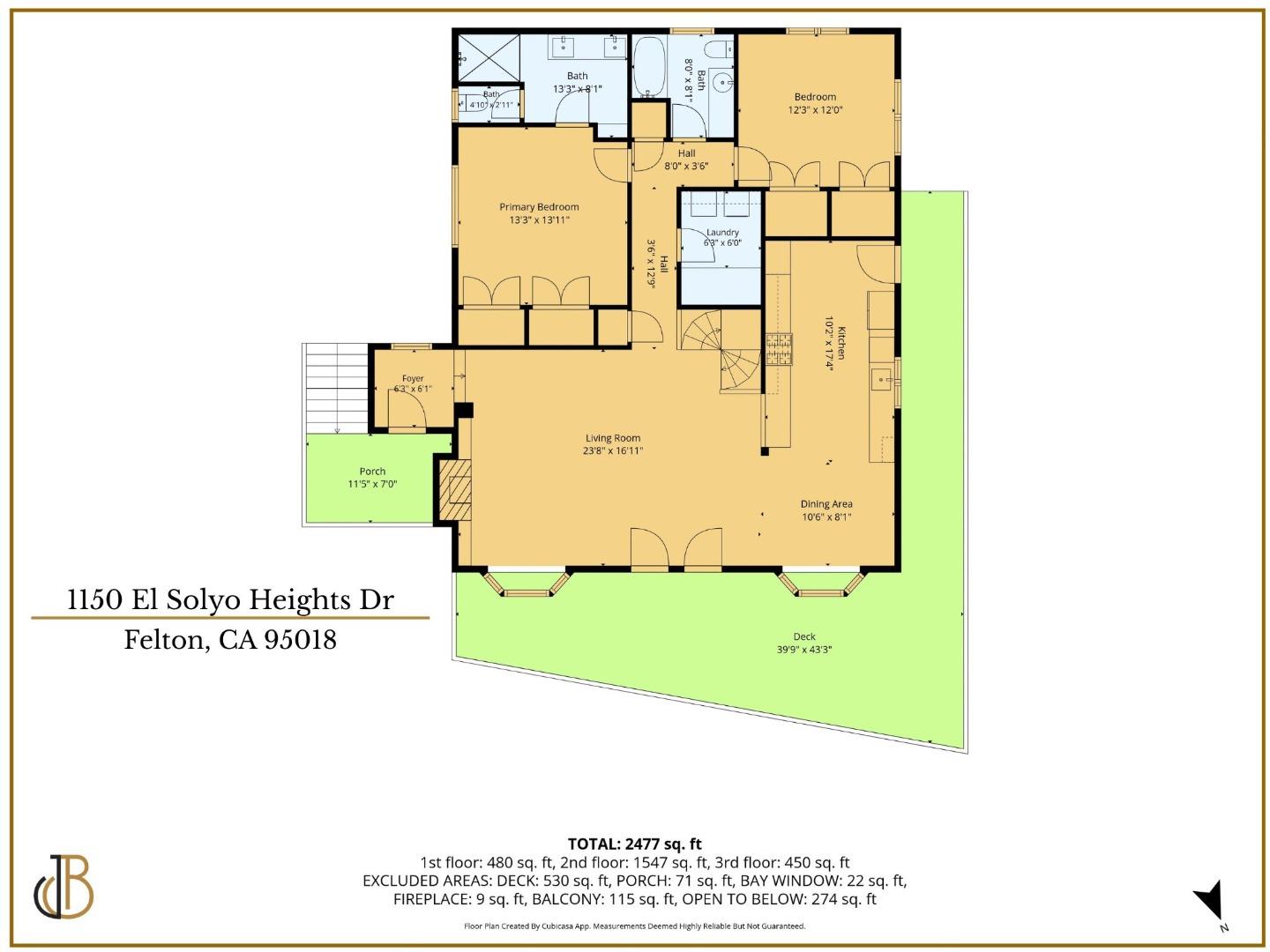 1150 El Solyo Heights DR