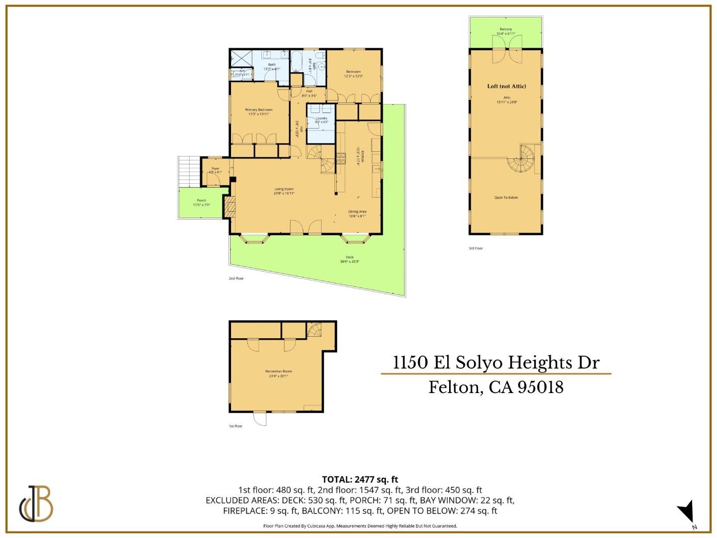 1150 El Solyo Heights DR