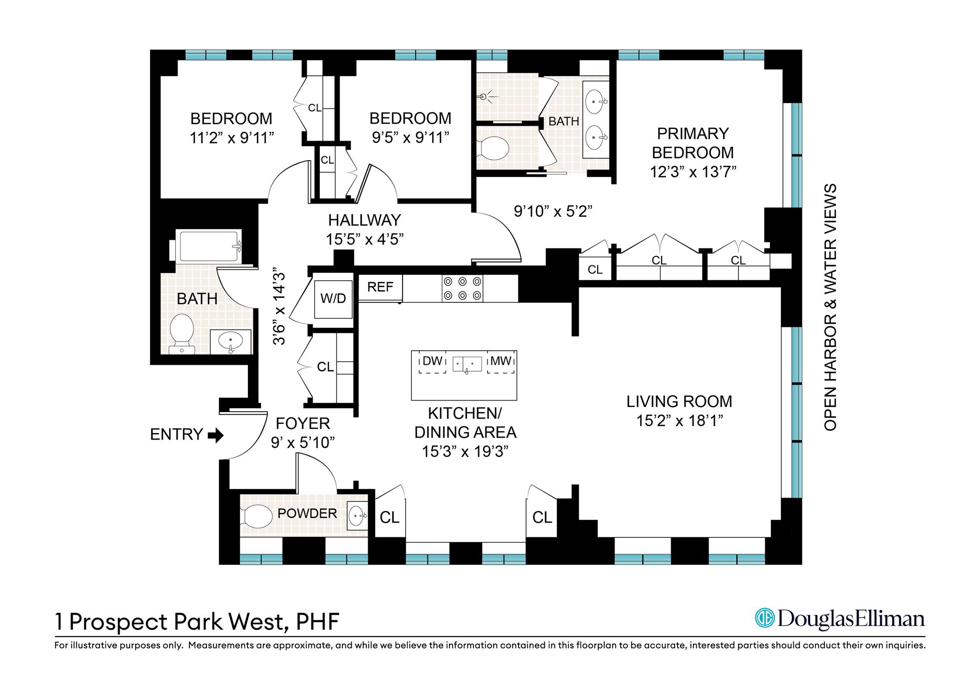1 PROSPECT Park West - Penthouse F - Park Slope, Brooklyn