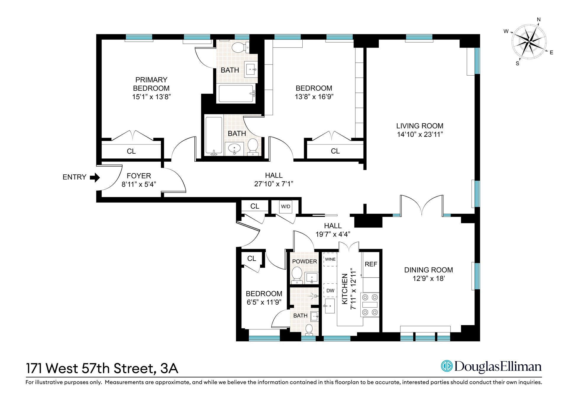 171 West 57th Street 3A - The Briarcliffe