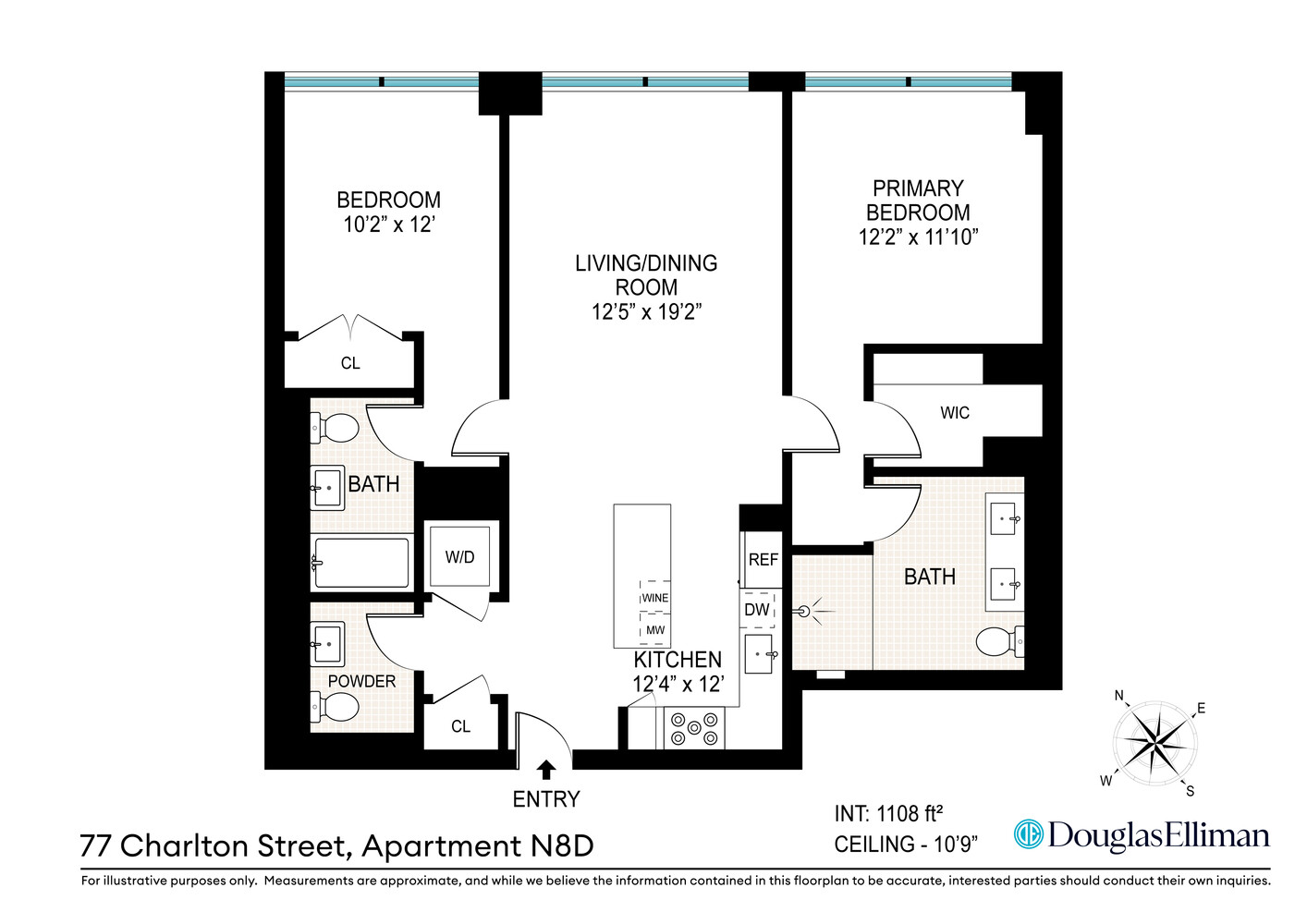 77 Charlton Street,  #N8D - Hudson Square