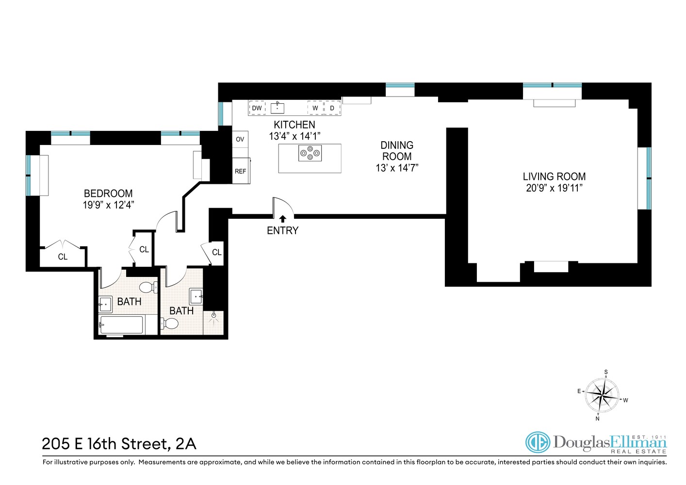 205 East 16th Street,  #2A - The Abbey