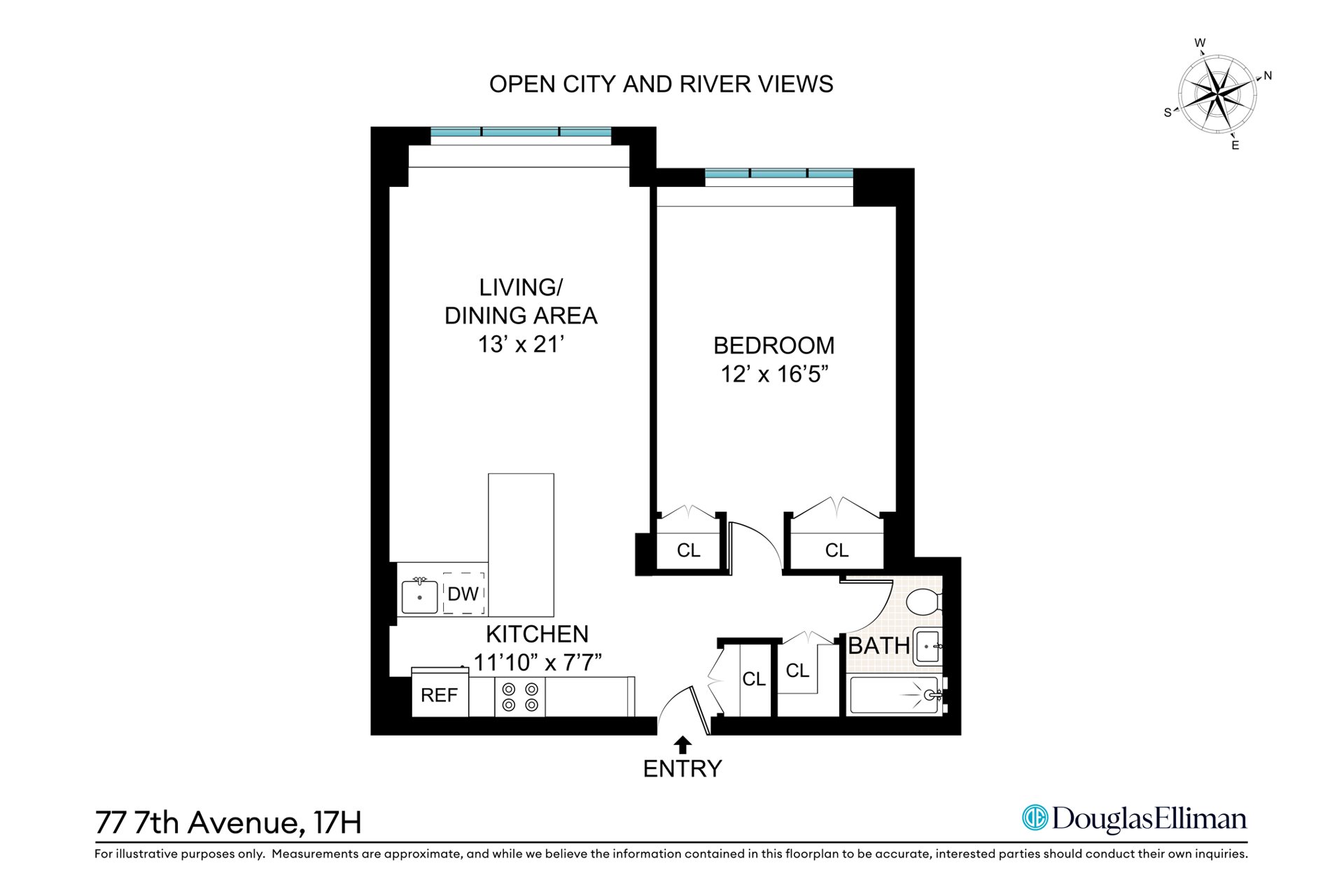 77 7TH Avenue,  17H - The Vermeer