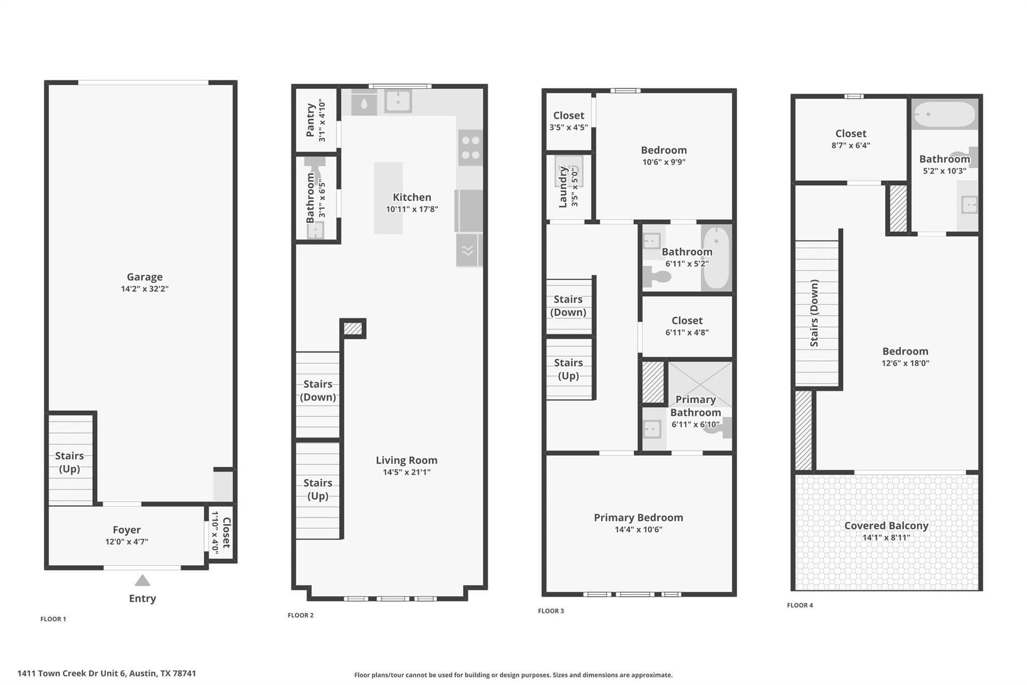 1411 Town Creek Dr. # 6