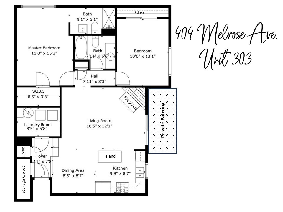 404 Melrose Avenue Unit: 303