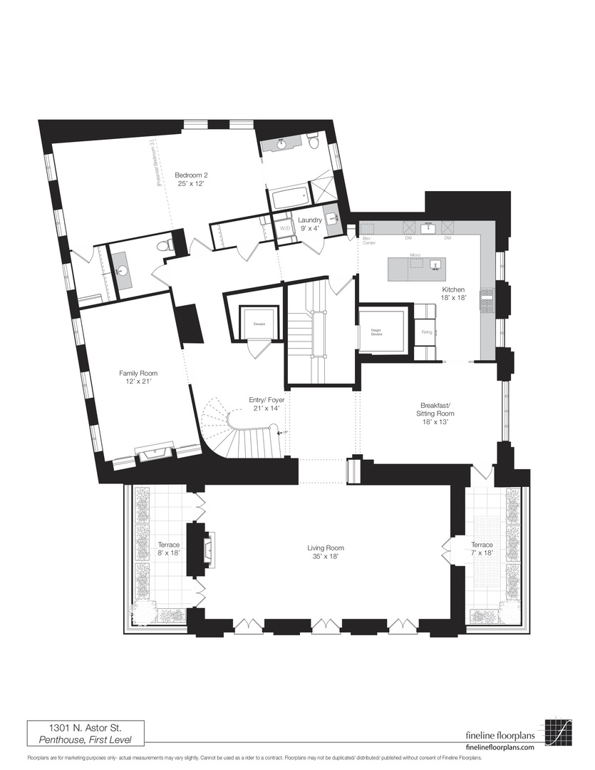 1301 N Astor Street Unit: PH