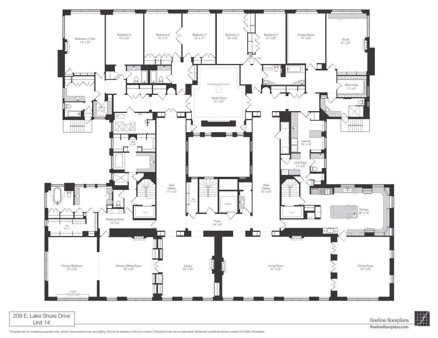 209 E LAKE SHORE Drive Unit: 14