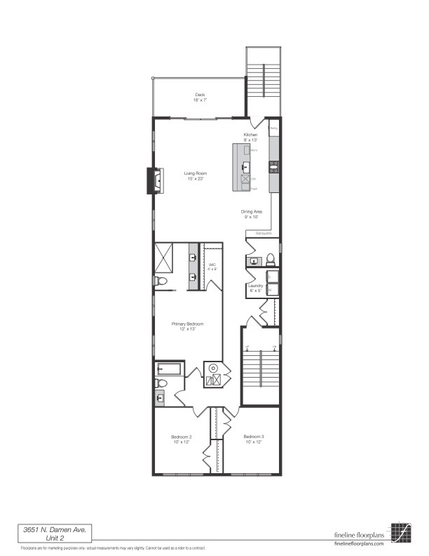 3651 N Damen Avenue Unit: 2