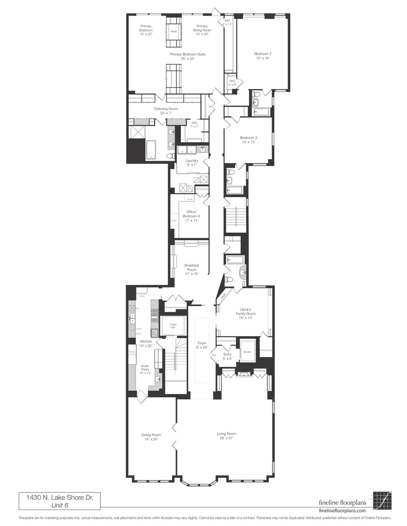 1430 N Lake Shore Drive Unit: 6