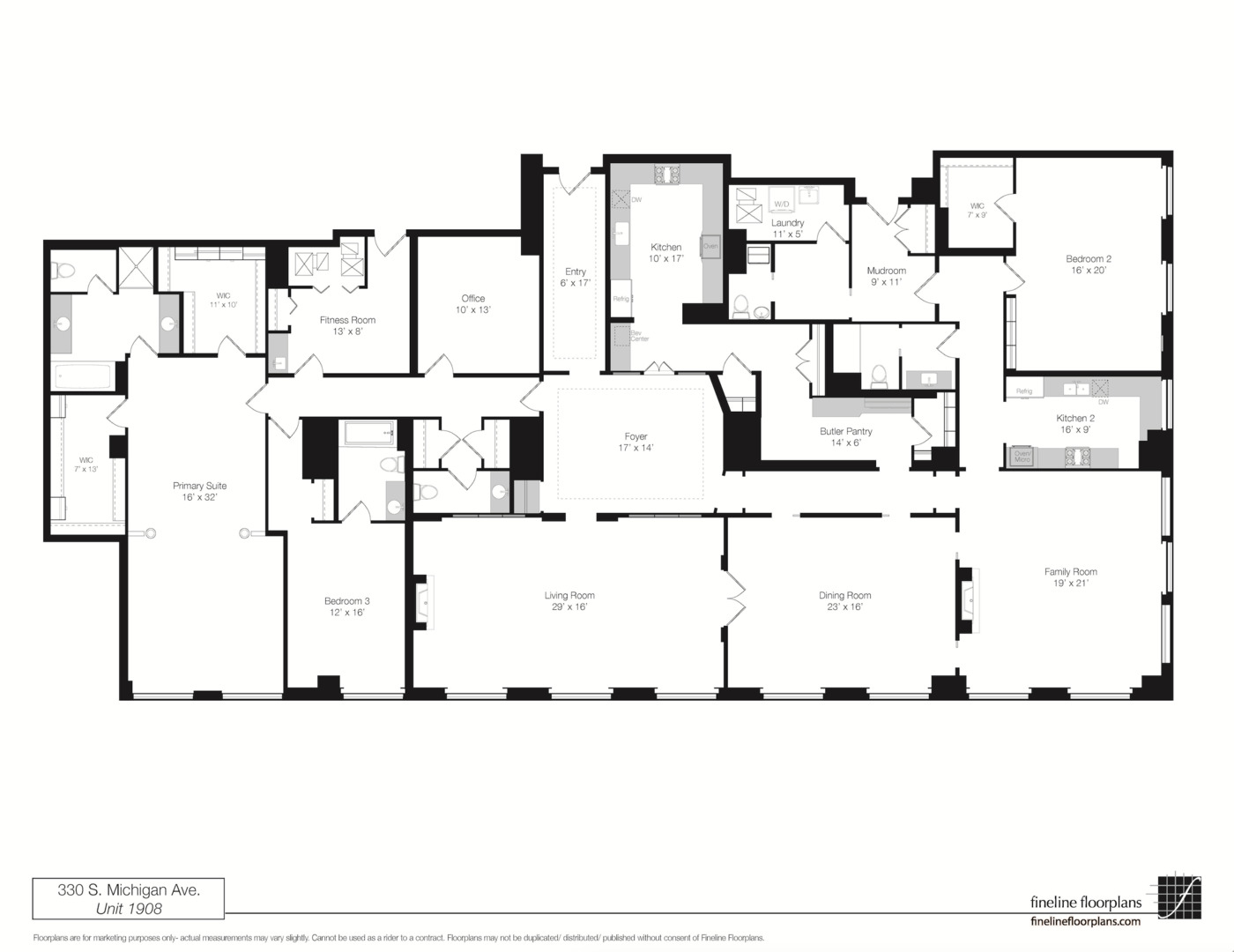 330 S Michigan Avenue Unit: 1908