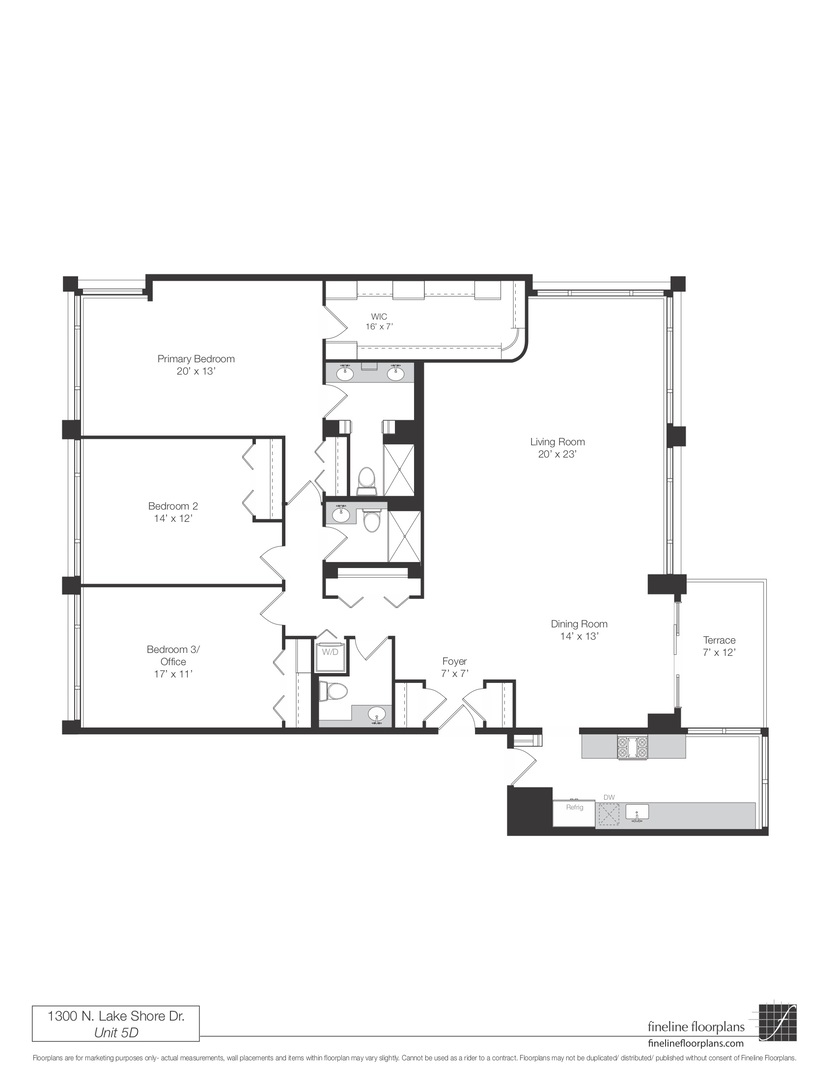 1300 N LAKE SHORE Drive Unit: 5D
