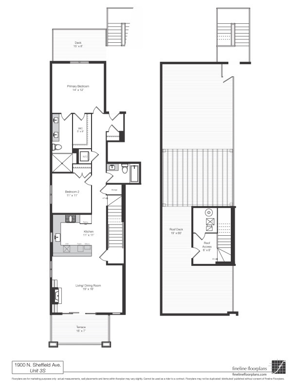 1900 N Sheffield Avenue Unit: 3S