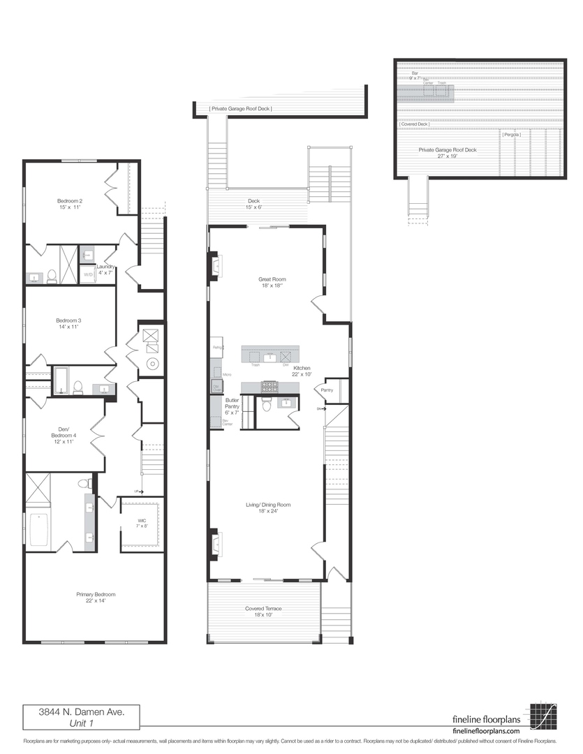 3844 N Damen Avenue Unit: 1