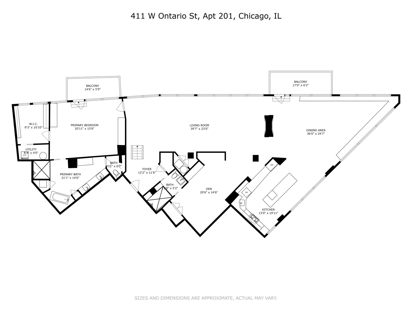 411 W Ontario Street Unit: 201-302