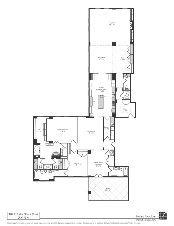 189 E Lake Shore Drive Unit: 15W