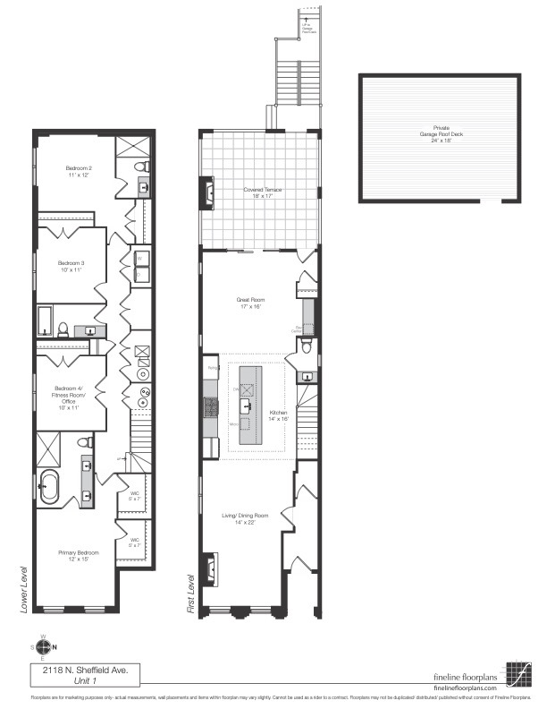 2118 N Sheffield Avenue Unit: 1