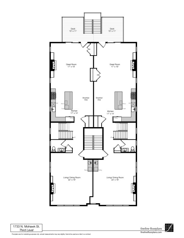 1733 N Mohawk Street Unit: 3N