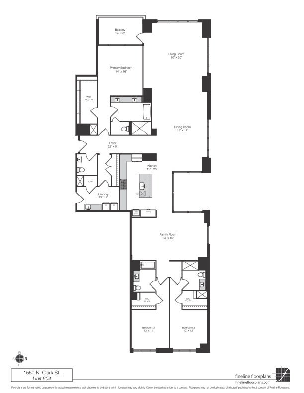 1550 N Clark Street Unit: 604