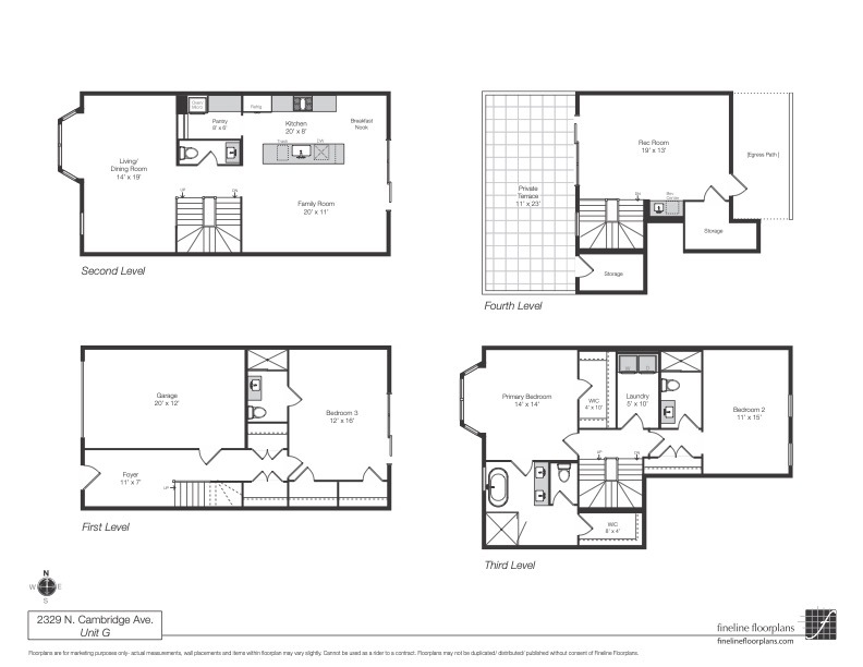 2329 N Cambridge Avenue Unit: G