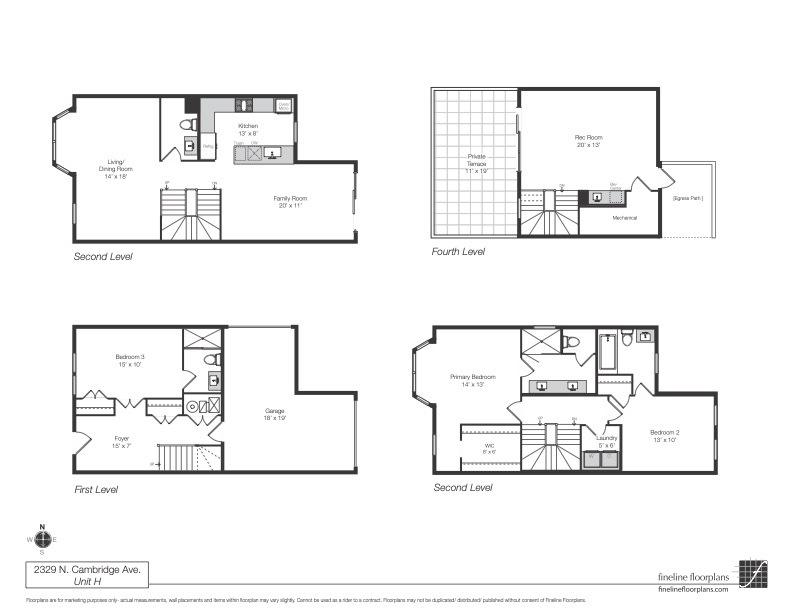 2329 N Cambridge Avenue Unit: H