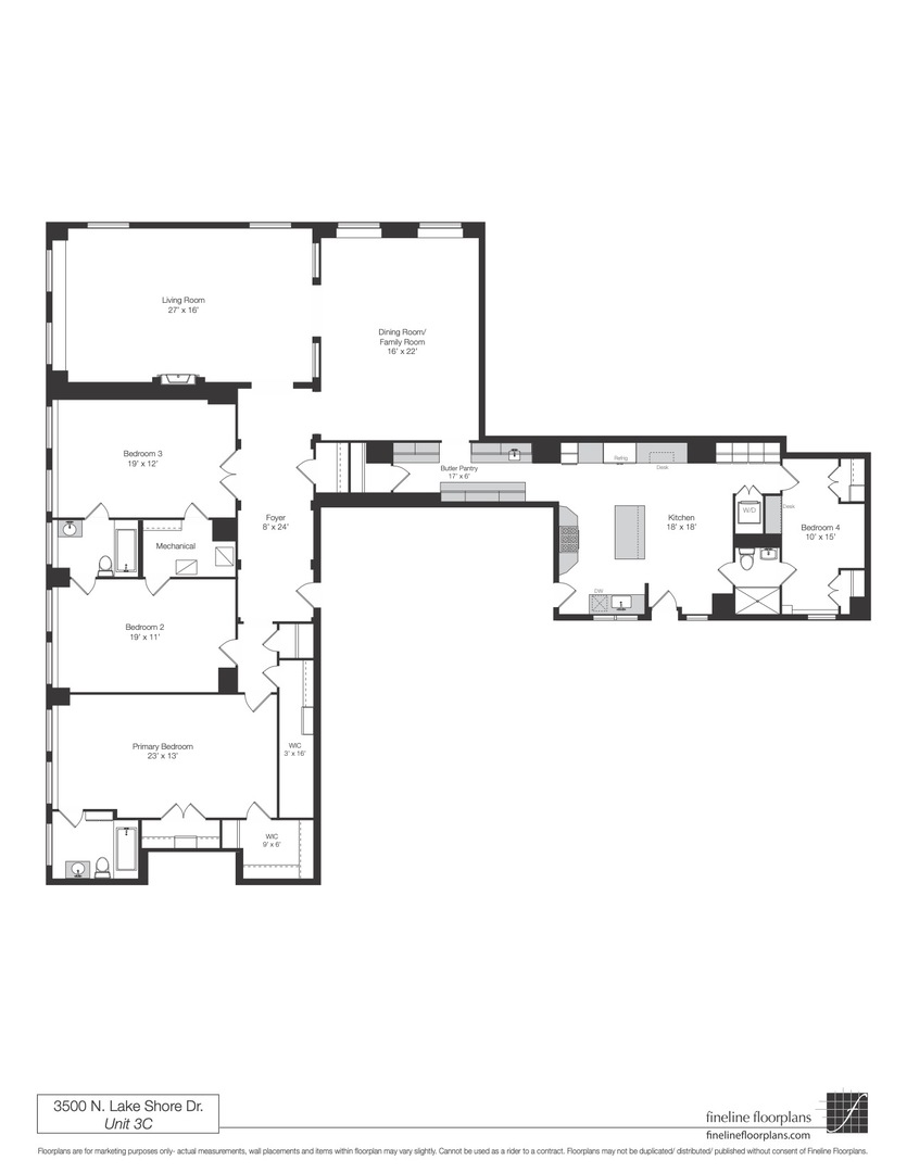 3500 N Lake Shore Drive Unit: 3C