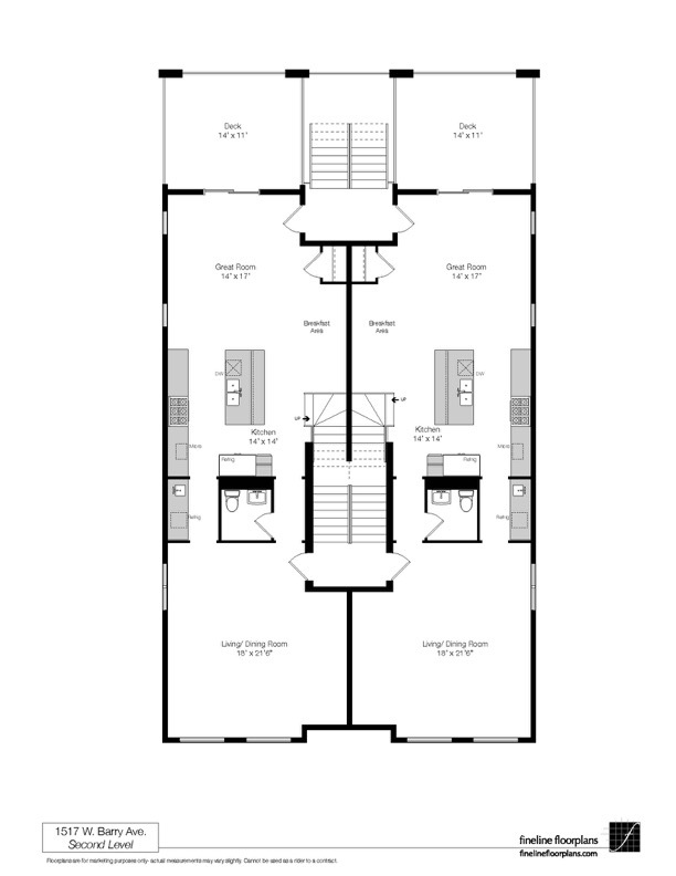 1517 W Barry Avenue Unit: 2W