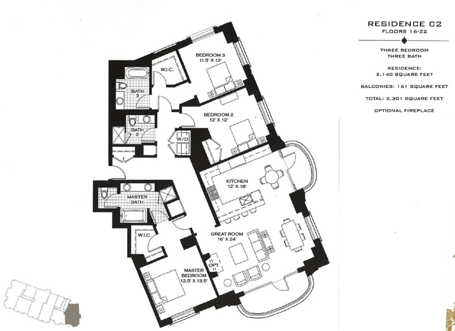 2550 N Lakeview Avenue Unit: N1904