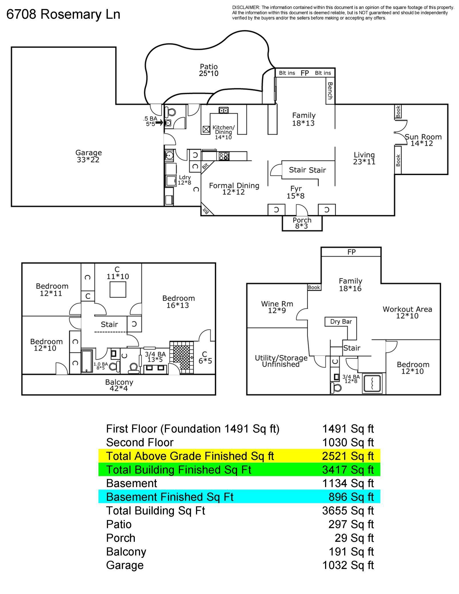 6708 Rosemary Lane